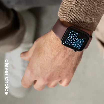Crong Liquid – Apple Watch dirželis, 44/45/46/49 mm (rudas)