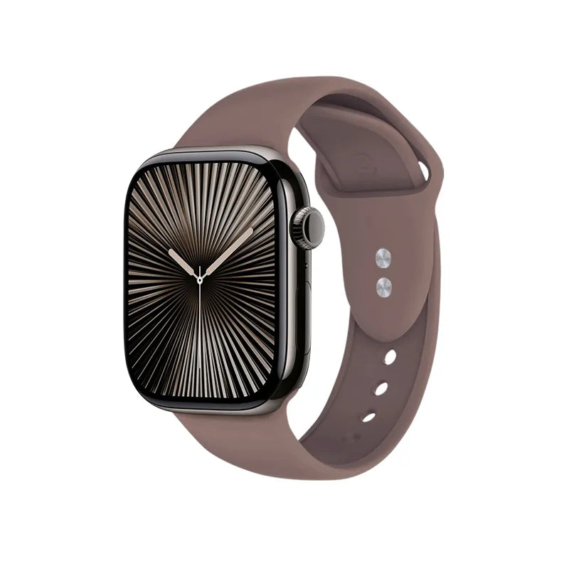 Crong Liquid – Apple Watch dirželis, 44/45/46/49 mm (rudas)