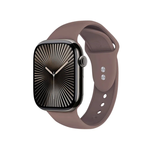 Crong Liquid – Apple Watch dirželis, 44/45/46/49 mm (rudas)
