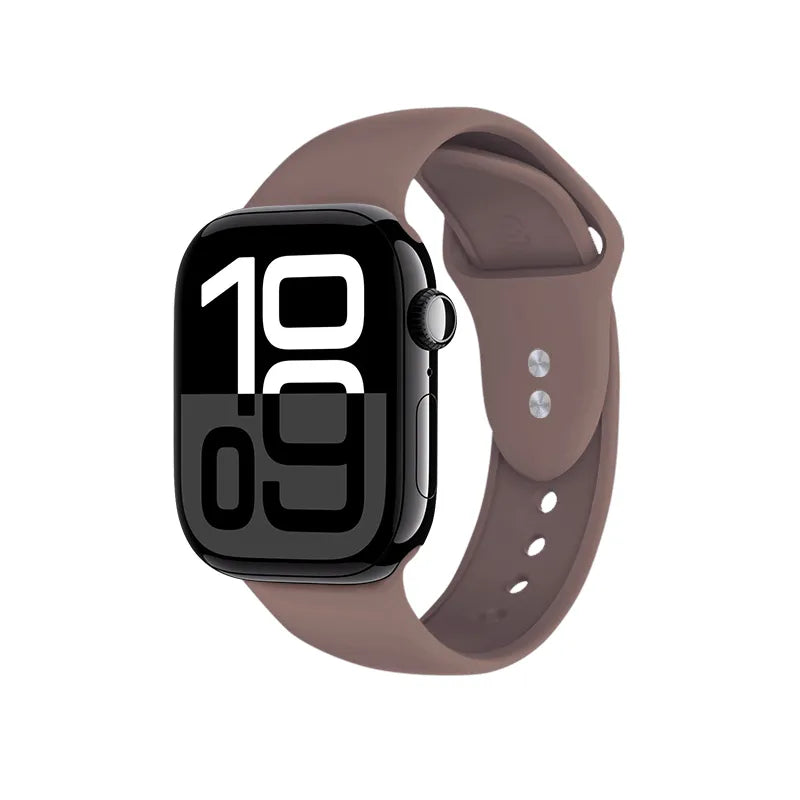 Crong Liquid – Apple Watch dirželis, 44/45/46/49 mm (rudas)