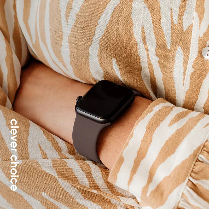 Crong Liquid – Apple Watch dirželis, 44/45/46/49 mm (rudas)