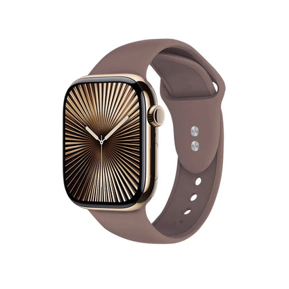 Crong Liquid – Apple Watch dirželis, 44/45/46/49 mm (rudas)