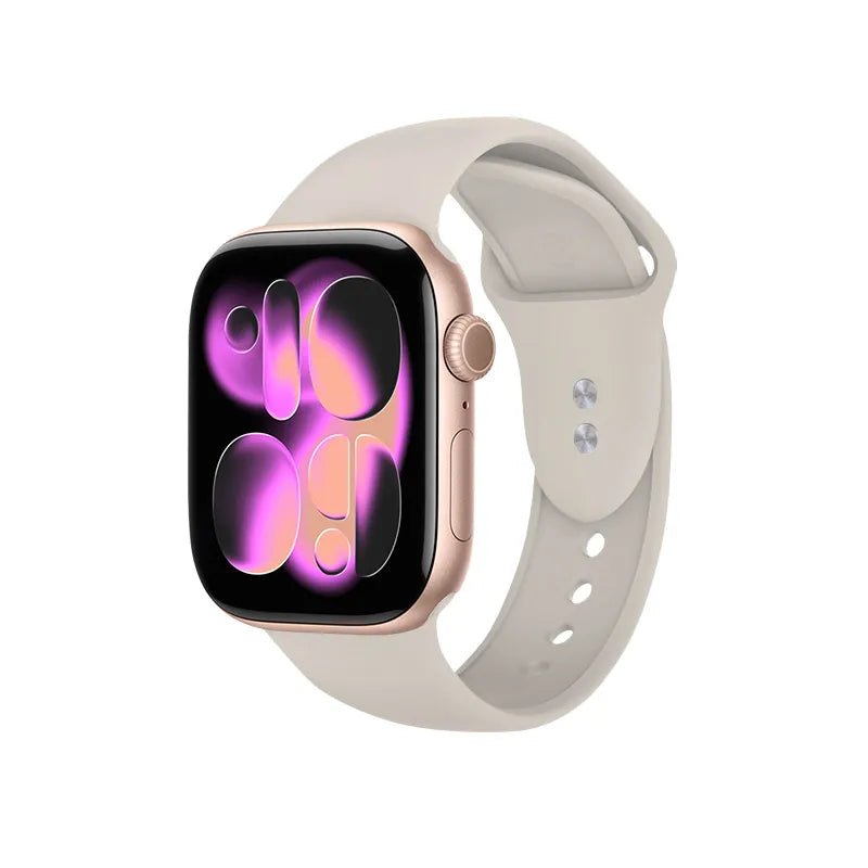 Crong Liquid apyrankė Apple Watch 38/40/41/42mm (Stone Beige)