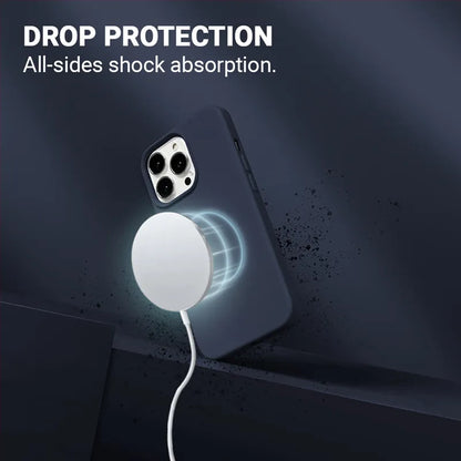 Crong Magnetinis dėklas – „iPhone 13 Pro Max“ „MagSafe“ dėklas (tamsiai mėlynas)