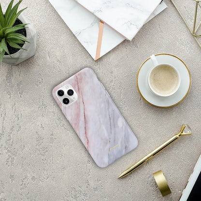 Crong Marble dėklas – iPhone 11 Pro dėklas (Rožinė)