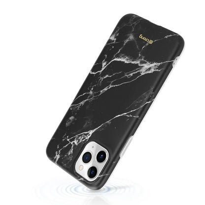 Crong Marmuro dėklas – iPhone 11 Pro dėklas (juodas)