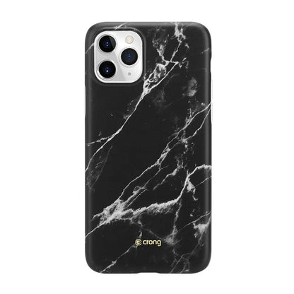 Crong Marmuro dėklas – iPhone 11 Pro dėklas (juodas)