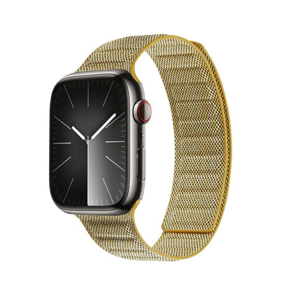 Crong Melange - magnetinis dirželis Apple Watch 38/40/41/42 mm (geltonas melange)