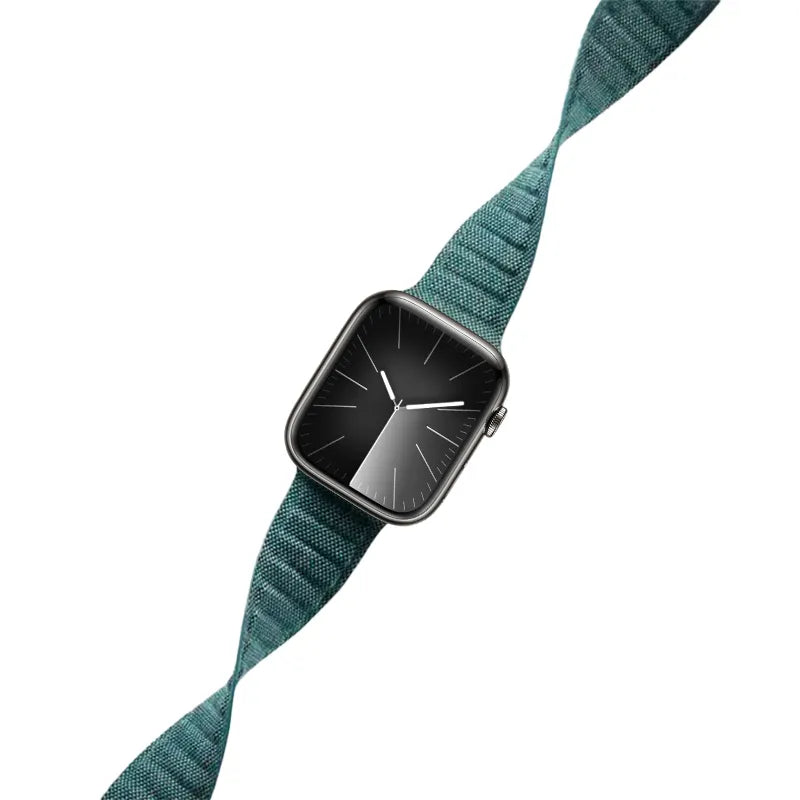 Crong Melange - Magnetinis dirželis, skirtas Apple Watch 44/45/46/49 mm (turkio spalvos melange)
