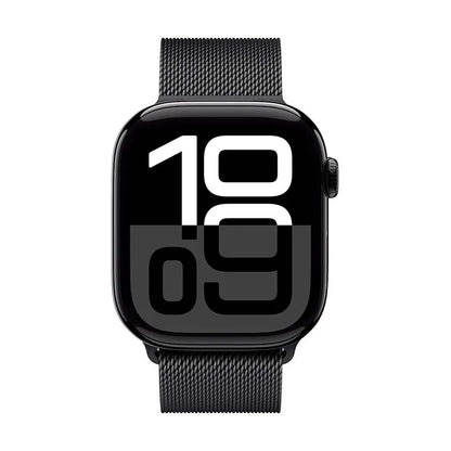 Crong Milano Steel – Nerūdijančio plieno apyrankė „Apple Watch“ 38/40/41/42 mm (Grafitinė)