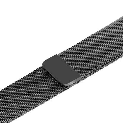 Crong Milano Steel – Nerūdijančio plieno apyrankė „Apple Watch“ 38/40/41/42 mm (Grafitinė)