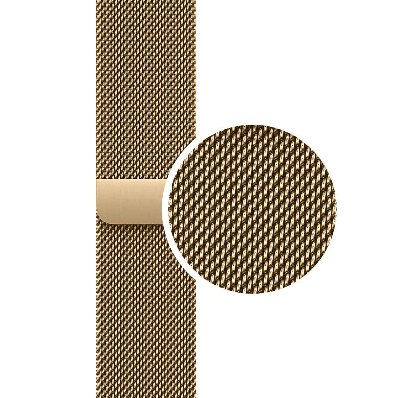 Crong Milano Steel - Nerūdijančio plieno apyrankė, skirta Apple Watch 38/40/41/42 mm (Rožinis auksas)