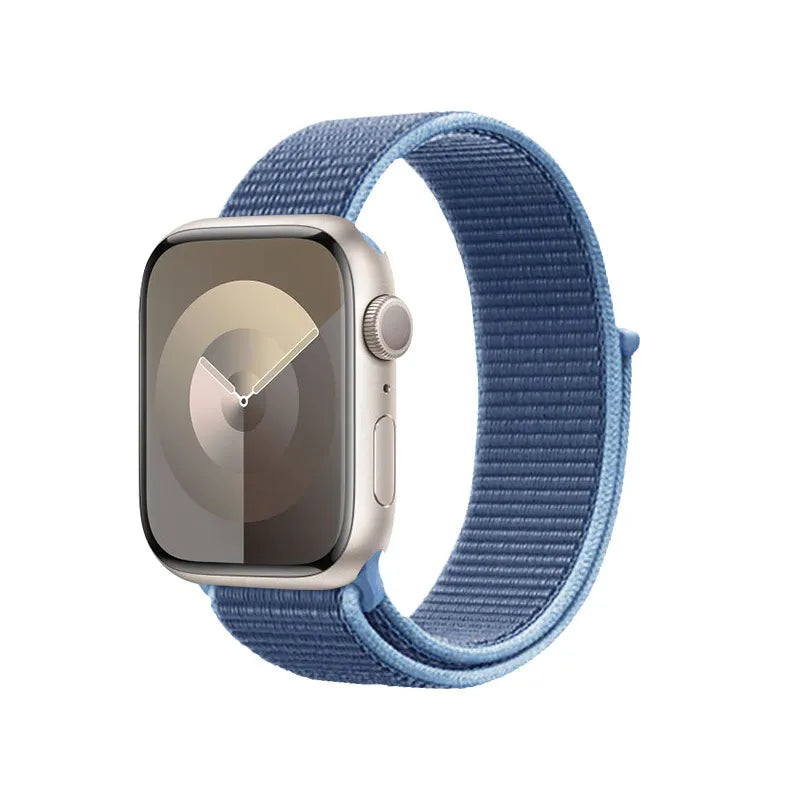 Crong Nailoninis sportinis dirželis Apple Watch 38/40/41/42 mm (Ocean Blue)