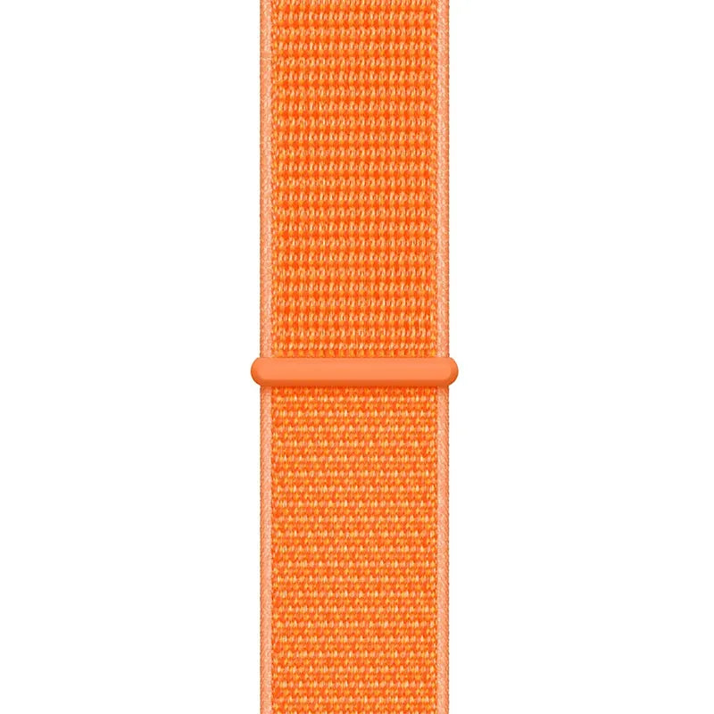 Crong Nailoninis sportinis dirželis Apple Watch 38/40/41/42 mm (Tropinis oranžinis)