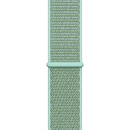 Crong Nailono sportinė apyrankė, skirta Apple Watch 38/40/41/42 mm (Atlantinis žalias)