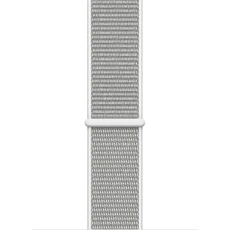 Crong Nailono sportinė apyrankė, skirta Apple Watch 44/45/46/49 mm (sidabriškai pilka)