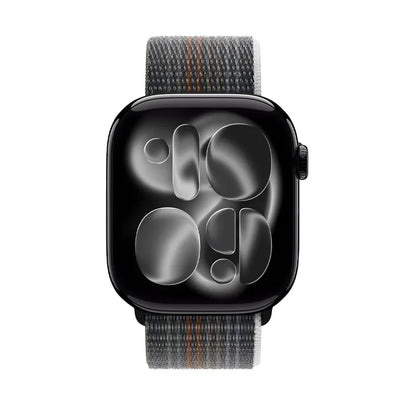 Crong Nailono sportinis dirželis, skirtas Apple Watch 44/45/46/49 mm (Midnight Run)