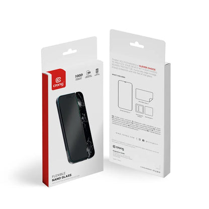 Crong Nano Glass – Atsparus smūgiams hibridinis stiklas iPhone 16 / iPhone 15