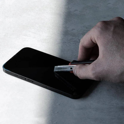 Crong Nano Glass - Sudenimui atsparus hibridinis stiklas iPhone 16 Plus / iPhone 15 Plus
