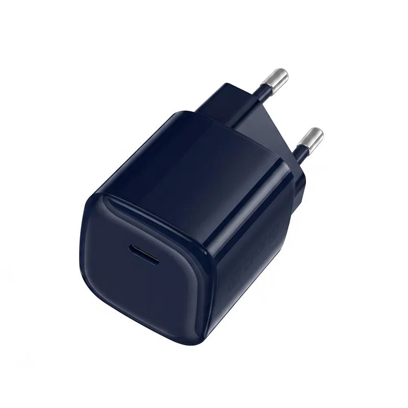 Crong NEO GaN įkroviklis – USB-C 40W PD įkroviklis su AVS (tamsiai mėlynas)
