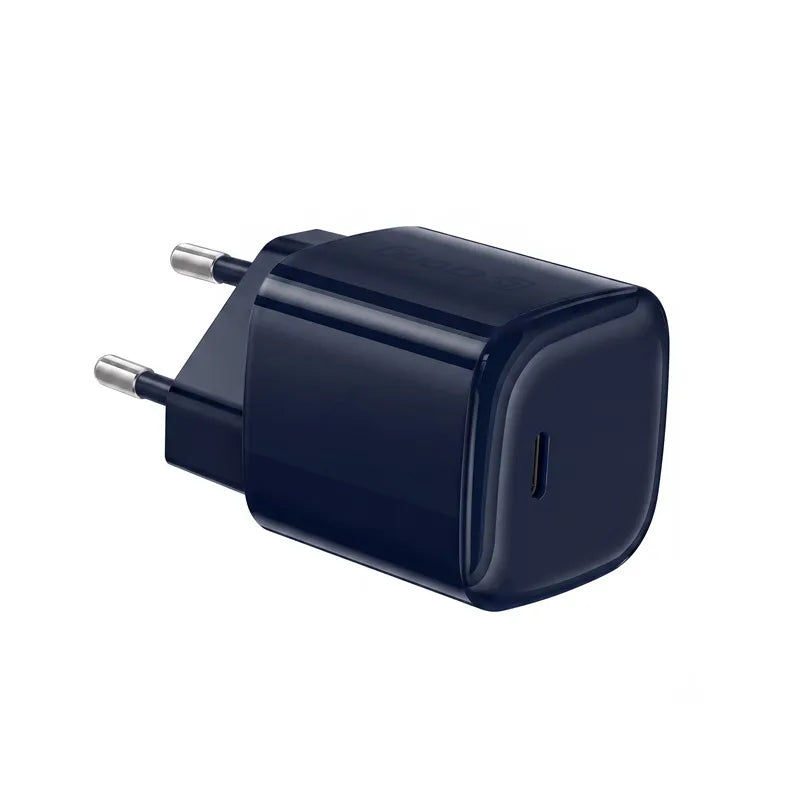 Crong NEO GaN įkroviklis – USB-C 40W PD įkroviklis su AVS (tamsiai mėlynas)