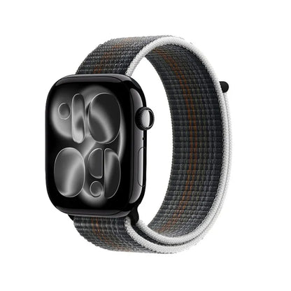 Crong Nylon - Sportinė apyrankė, skirta Apple Watch 38/40/41/42 mm (Midnight Run)