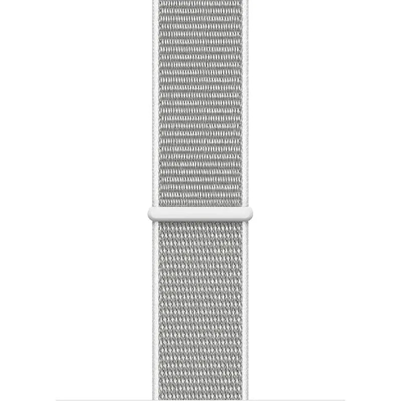Crong Nylon - Sportinė apyrankė, skirta Apple Watch 38/40/41/42 mm (sidabro pilka)