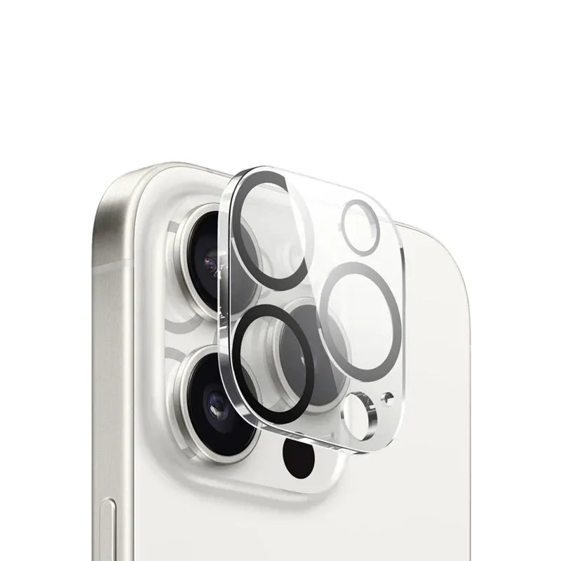 Crong objektyvo apsauginis stiklas – iPhone 15 Pro / iPhone 15 Pro Max kamerai ir objektyvui