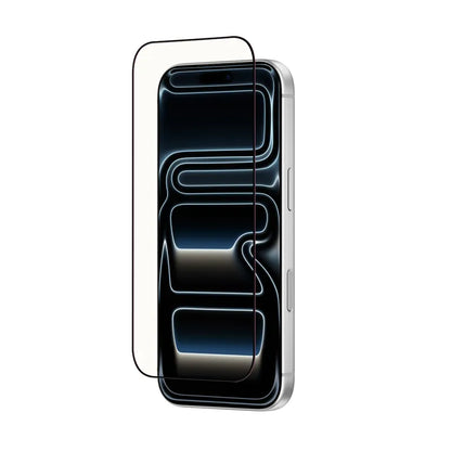 Crong OptiRed Glass – grūdintas stiklas su mėlynos šviesos filtru, skirtas iPhone 17 Pro