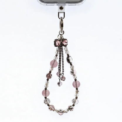 Crong Phone Charm – telefono pakabukas su virvute (sidabrinis kaspinas)