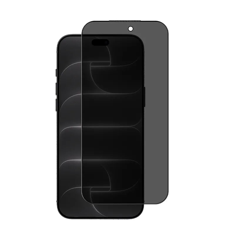 Crong Privacy 3D Armour Glass – grūdinto stiklo ekrano apsauga su privatumo filtru, skirta iPhone 18 Pro Max