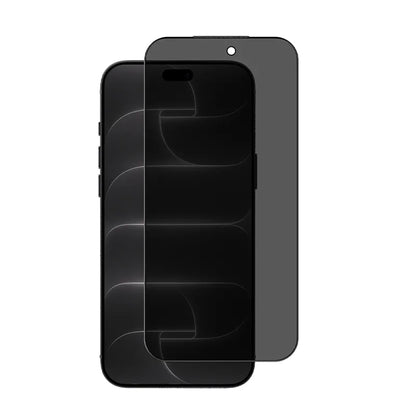 Crong Privacy 3D Armour Glass – grūdinto stiklo ekrano apsauga su privatumo filtru, skirta iPhone 18 Pro Max