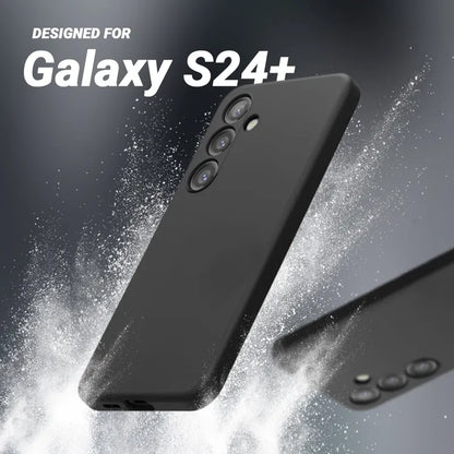 Crong Spalvos dangtelis – „Samsung Galaxy S24+“ dėklas (juodas)