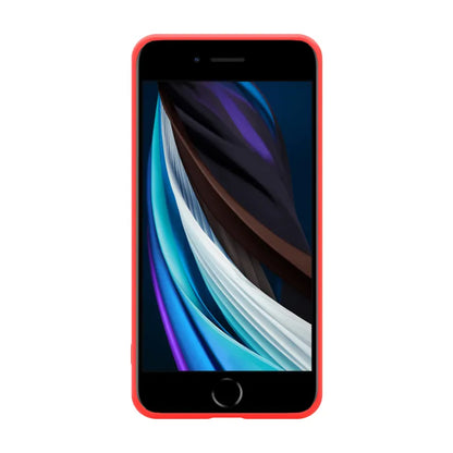 Crong spalvos dėklas - Apple iPhone SE (2022/2020) / 8 / 7 (raudonas)