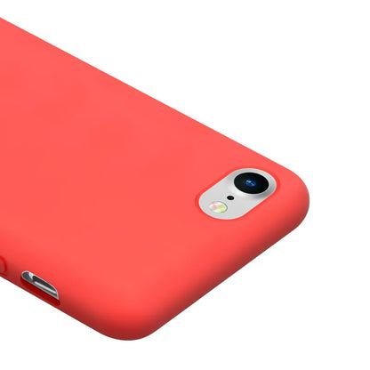 Crong spalvos dėklas - Apple iPhone SE (2022/2020) / 8 / 7 (raudonas)