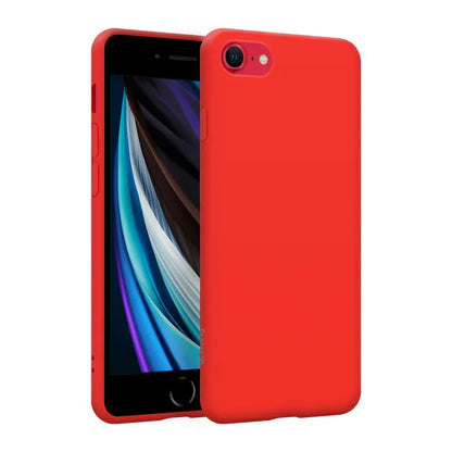 Crong spalvos dėklas - Apple iPhone SE (2022/2020) / 8 / 7 (raudonas)