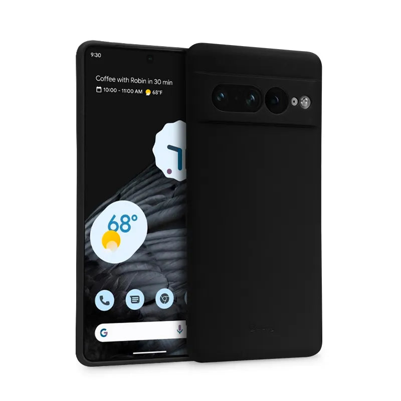 Crong spalvos dėklas - Google Pixel 7 Pro dėklas (juodas)