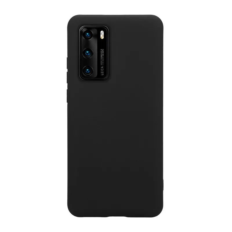 Crong spalvos dėklas - Huawei P40 dėklas (juodas)