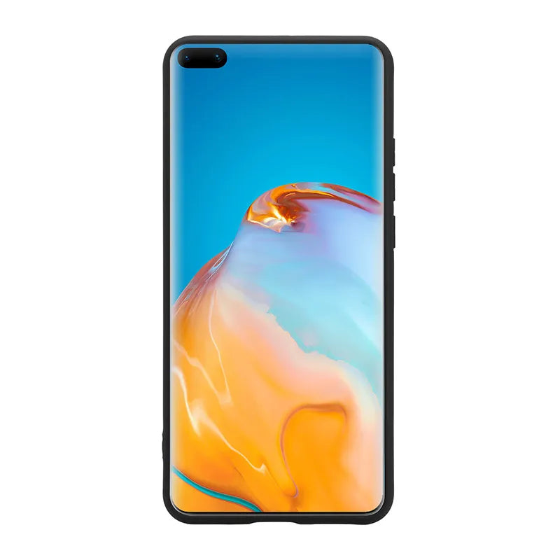 Crong spalvos dėklas - Huawei P40 dėklas (juodas)