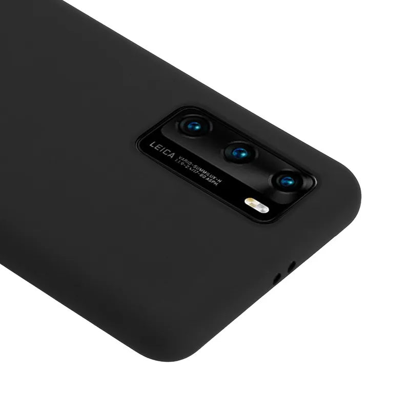 Crong spalvos dėklas - Huawei P40 dėklas (juodas)