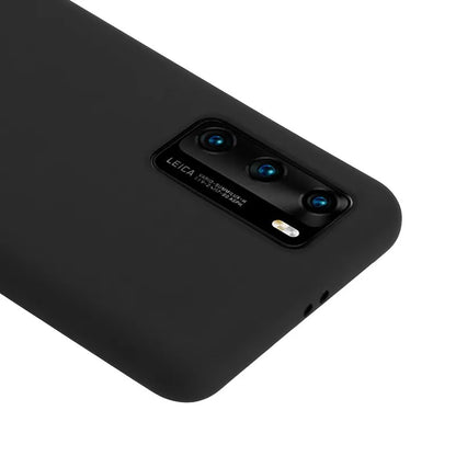 Crong spalvos dėklas - Huawei P40 dėklas (juodas)