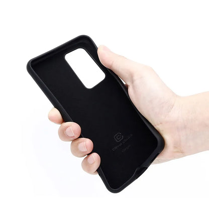 Crong spalvos dėklas - Huawei P40 dėklas (juodas)