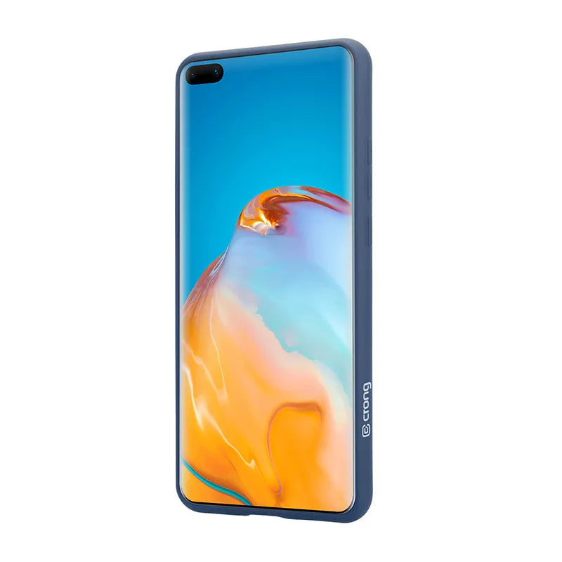 Crong spalvos dėklas - Huawei P40 dėklas (mėlynas)