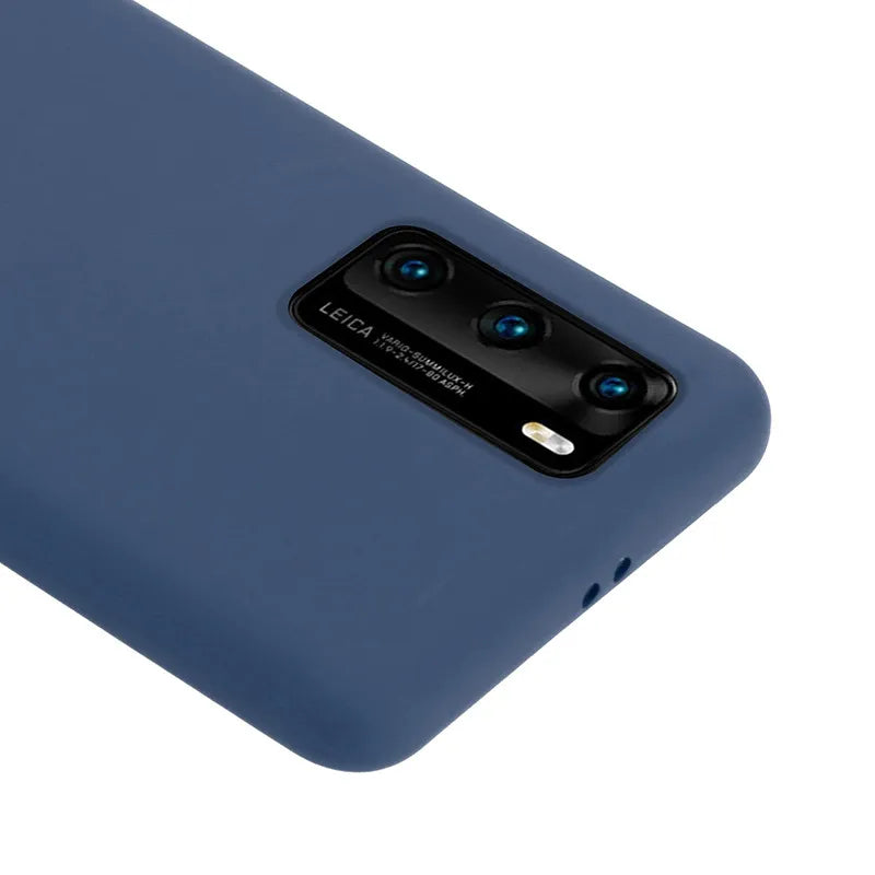 Crong spalvos dėklas - Huawei P40 dėklas (mėlynas)