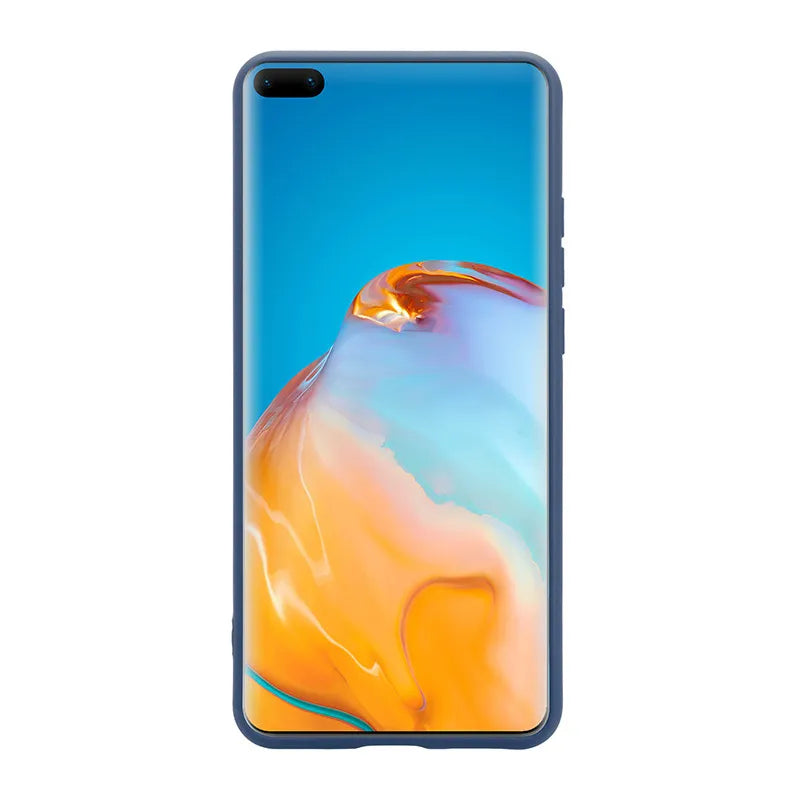 Crong spalvos dėklas - Huawei P40 dėklas (mėlynas)