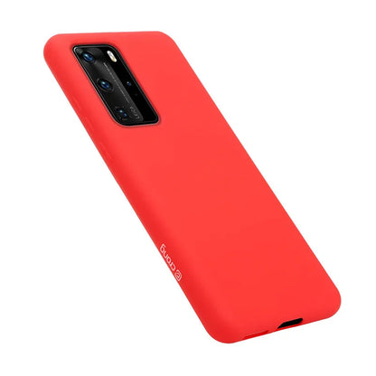 Crong spalvos dėklas – „Huawei P40 Pro“ dėklas (raudonas)