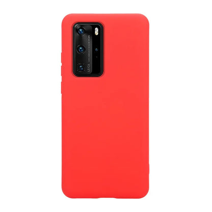 Crong spalvos dėklas – „Huawei P40 Pro“ dėklas (raudonas)