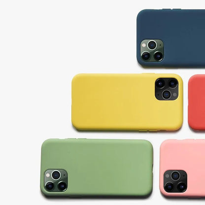 Crong spalvos dėklas – iPhone 11 Pro dėklas (raudonas)