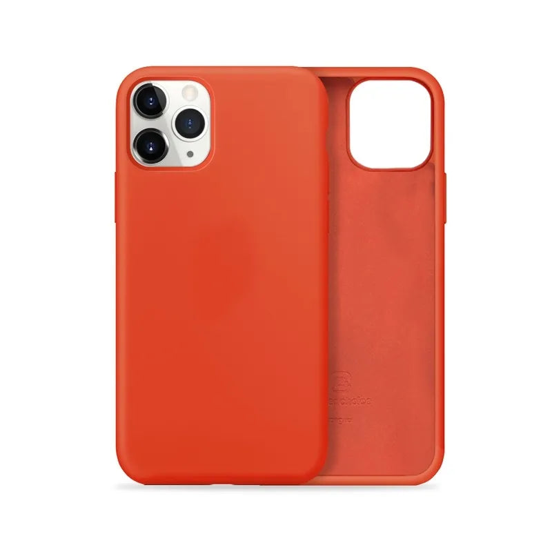 Crong spalvos dėklas – iPhone 11 Pro dėklas (raudonas)