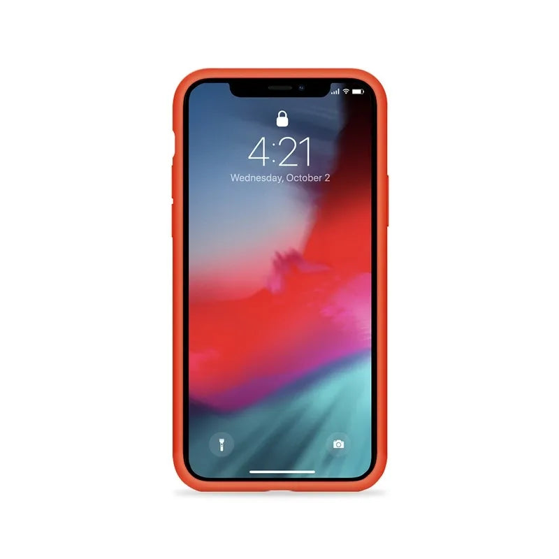 Crong spalvos dėklas – iPhone 11 Pro dėklas (raudonas)